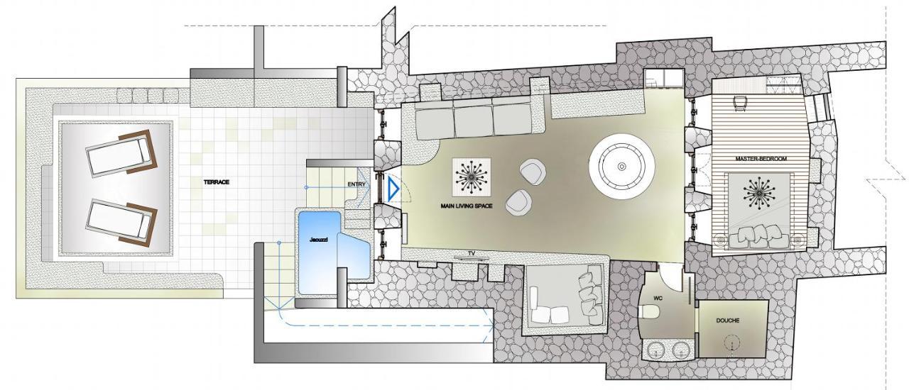 Nk Cave House Villa Fira  Eksteriør billede